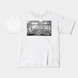 Paper mill, 19th century (C022/9373) Kids T-Shirt